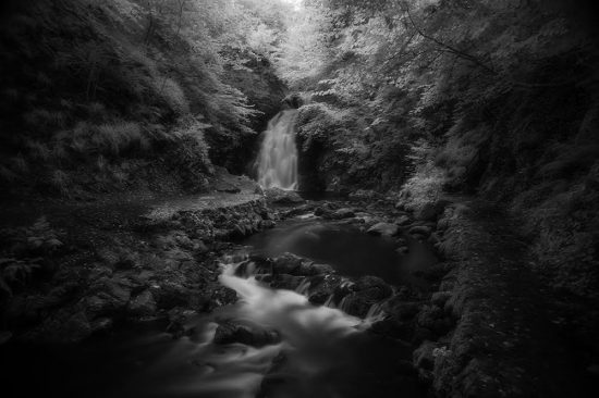 Long exposure waterfall photography